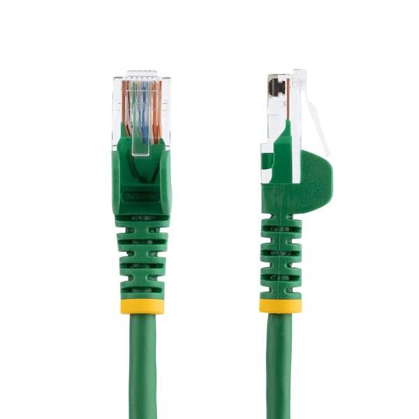StarTech.com 0,5 m Cat5e Ethernet-netværkskabel uden modhager med RJ45 - Cat 5e UTP-kabel - Grøn - Patch-K