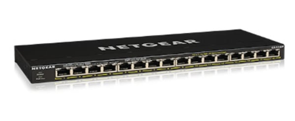 Netgear GS316P - Switch - ohanterad - 16 x 10/100/1000 (PoE+)