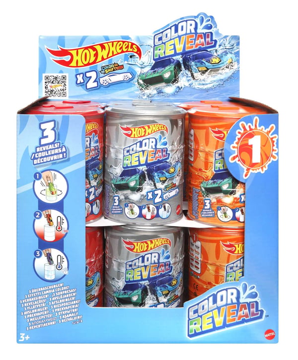 Hot Wheels Color Reveal 2PK CDU