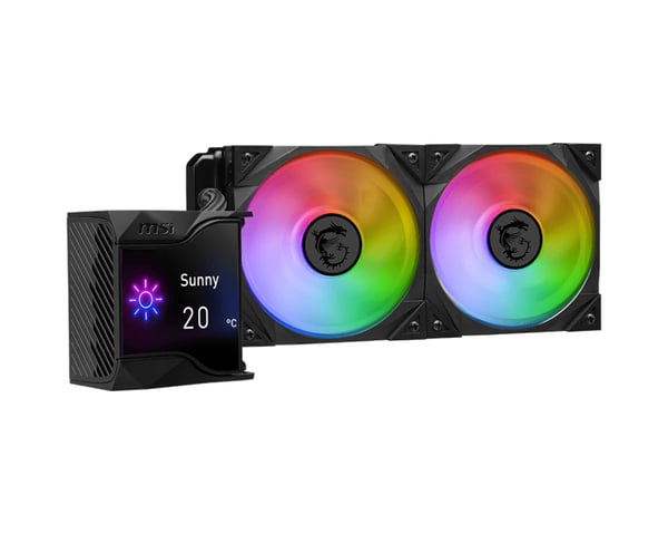 MSI MPG Coreliquid D240 Suoritin Nestejäähdytyspakkaus 12 cm Musta 1 kpl
