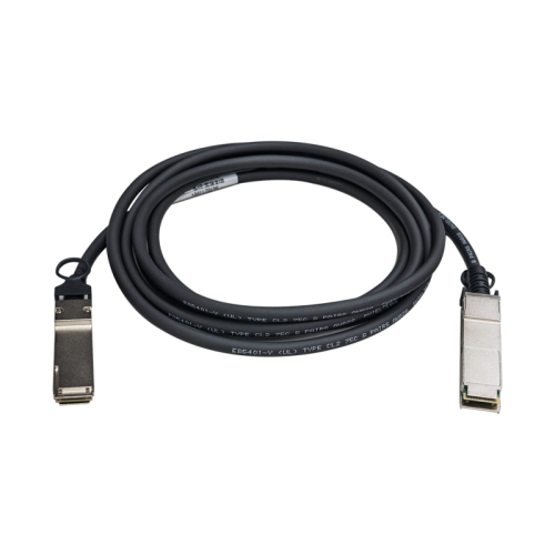 QNAP CAB-NIC40G30M-QSFP InfiniBand og fiberoptisk kabel 3 m QSFP+ Sort