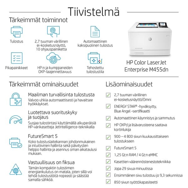 HP Color LaserJet Enterprise M455dn
