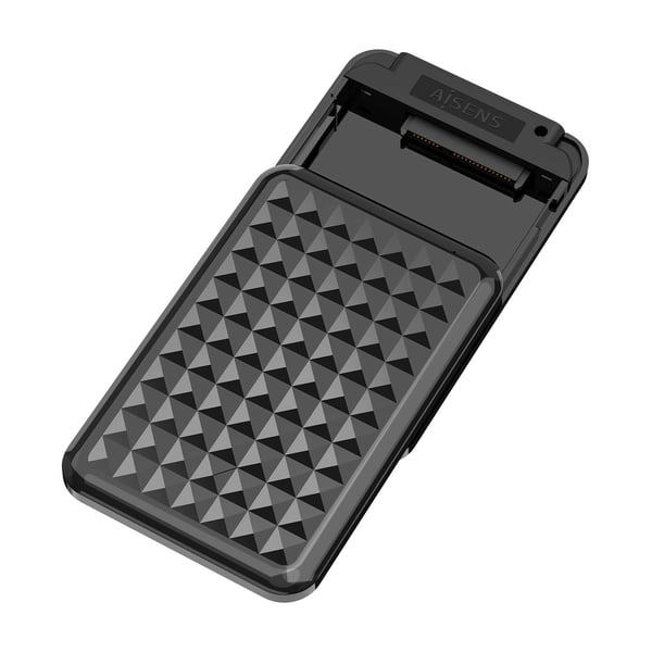 AISENS ASE-2521B Hölje för lagringsenheter HDD-hölje Svart 2.5" USB-ström