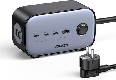 Ugreen DigiNest Pro 1 AC-pistorasia(a) Tyyppi C 1,8 m 4 3680 W Musta