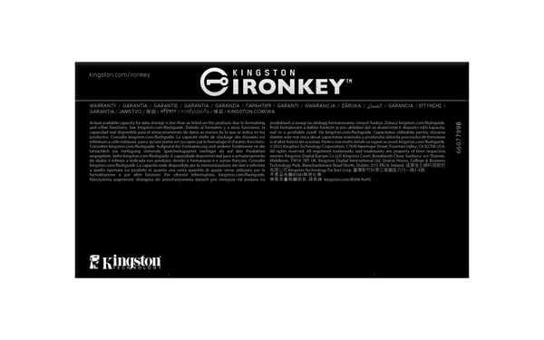 Kingston Technology IronKey D500S USB-sticka 32 GB USB Type-A 3.2 Gen 1 (3.1 Gen 1) Svart