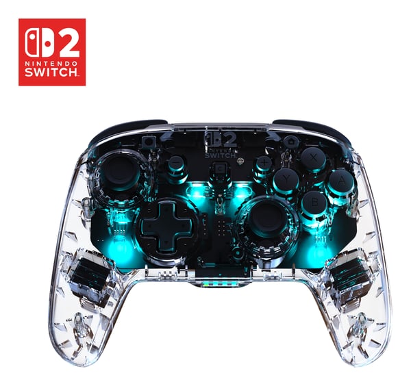 Turtle Beach TBC-8104-95 spil-controller Gennemsigtig USB Gamepad Nintendo Switch, Nintendo Switch 2, Nintendo Switch Lite, Nintendo Switch OLED