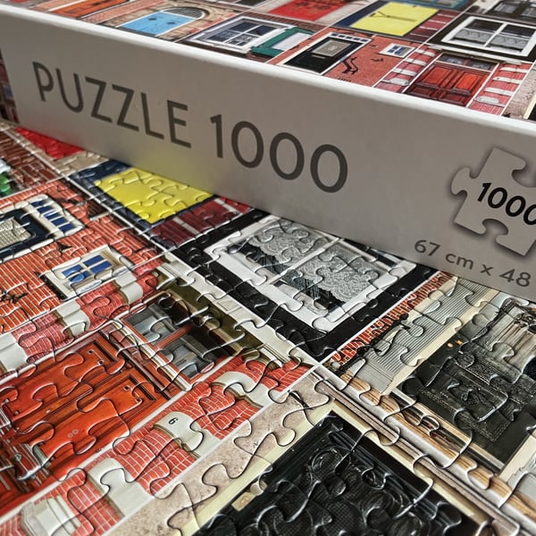 Tactic Dutch Windows and Doors 1000 pcs Pussel 1000 styck Konst