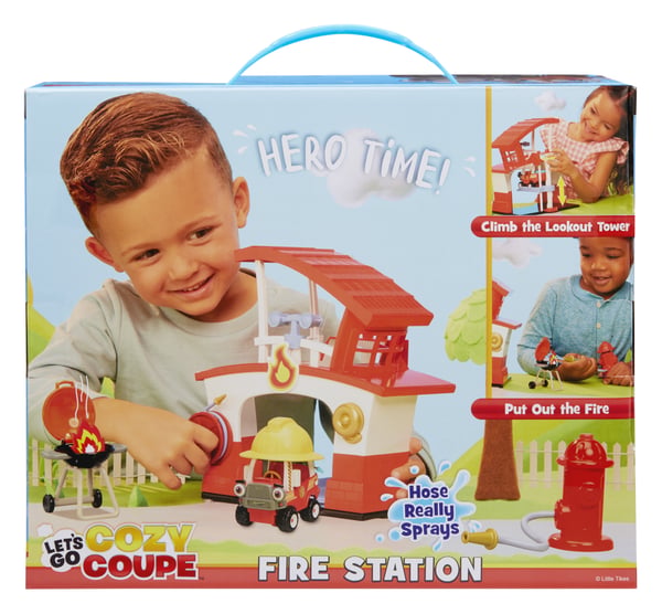 Little Tikes Let's Go Cozy Coupe Fire Station