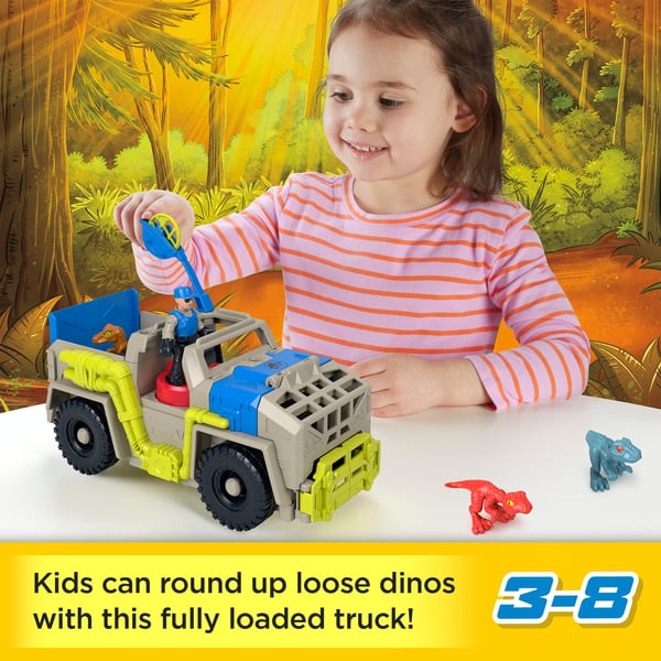 Fisher-Price Imaginext Jurassic World Track & Transport Dino Truck
