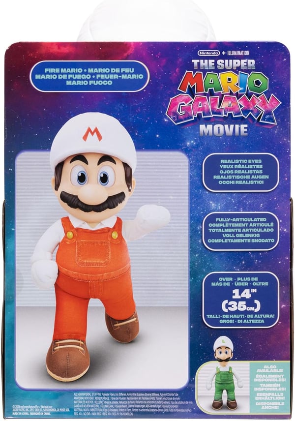 Super Mario The Galaxy Movie Fire Mario
