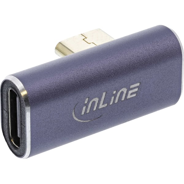 InLine 35900C kabelomvandlare (hane/hona) USB Type-C Grå