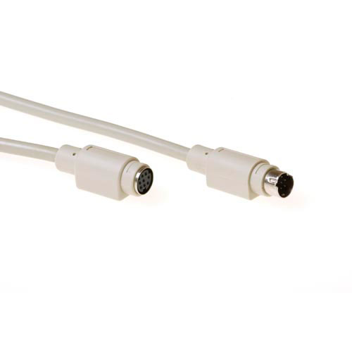 ACT AK5855 PS2-kablar 2 m Beige