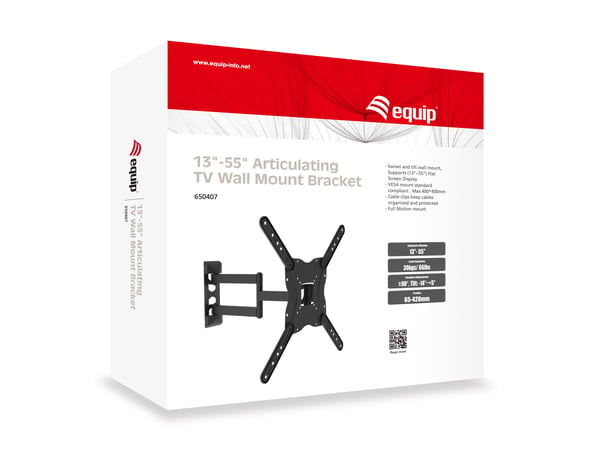 Equip 650407 tv-beslag 139,7 cm (55") Sort