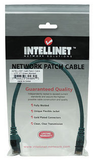 Intellinet 0.3m UTP Cat.6 netværkskabel Grøn 0,3 m Cat6