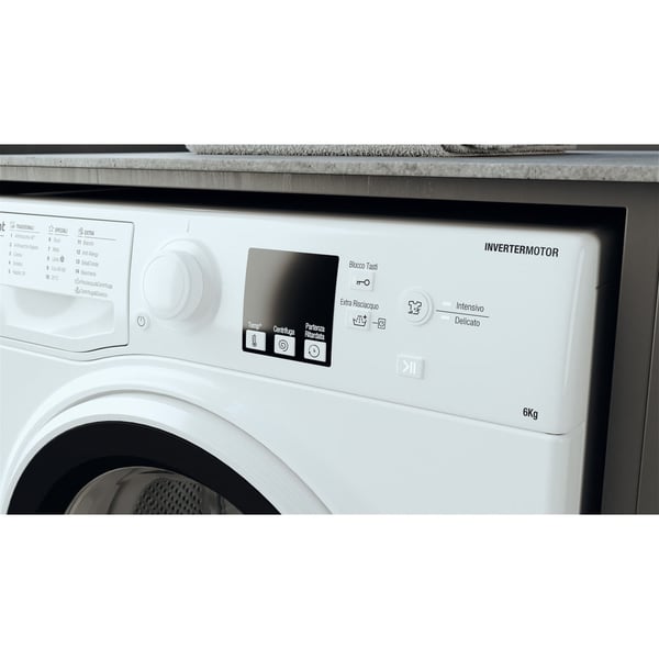 Hotpoint RSSF 624 W IT N vaskemaskine Front-læsning 6 kg 1151 rpm Hvid