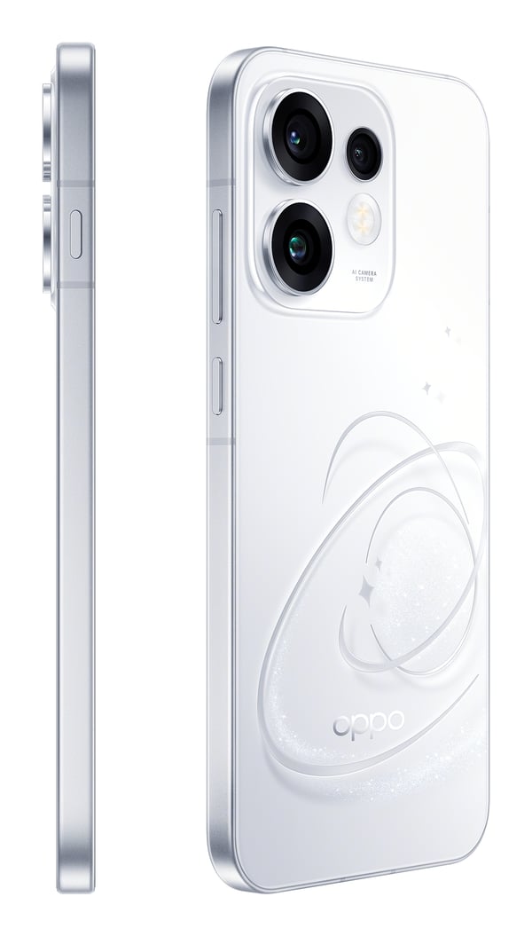 OPPO Reno16 5G 16,1 cm (6.32") Dual SIM Android 16.0 USB Type-C 8 GB 512 GB 6000 mAh Hvid