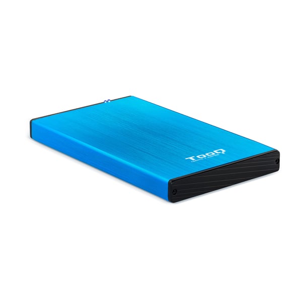 TooQ TQE-2527BL Hölje för lagringsenheter HDD-hölje Svart, Blå 2.5"