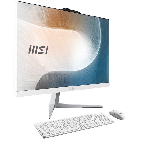 MSI Modern AM242 1M-2222EU Intel Core 3 100U 60,5 cm (23.8") 1920 x 1080 pixlar Allt-i-ett-dator 8 GB DDR5-SDRAM 512 GB SSD Windows 11 Pro Wi-Fi 6E (802.11ax) Svart