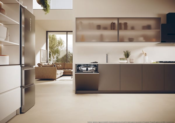 Haier XI 4A4M4PB Helt integrerad 14 kuvert
