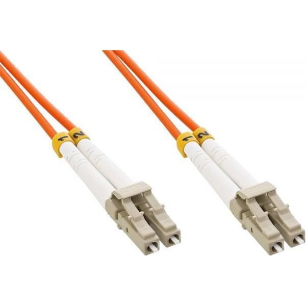 Techly ILWL D5-LCLC-010 InfiniBand och fiberoptisk kabel 1 m LC Orange