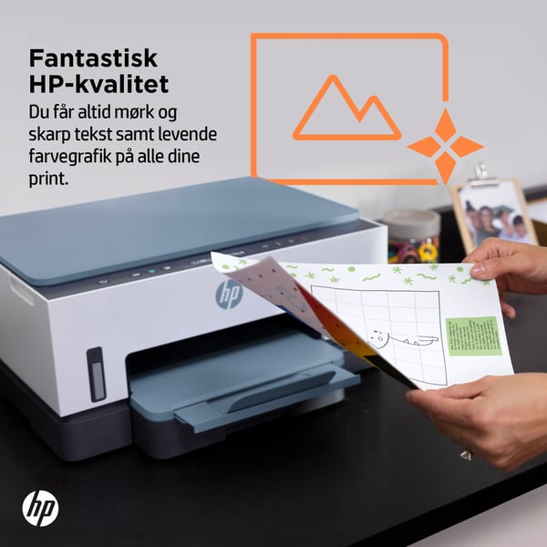 HP Smart Tank 7006 Trådløst All-in-One Farve Printer, Tosidet print; Kopimaskine, scanner