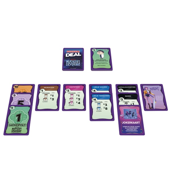 Hasbro Monopoly Deal KPop Demon Hunters