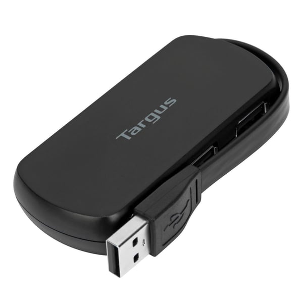 Targus ACH114EU gränssnittshubbar USB 2.0 480 Mbit/s Svart