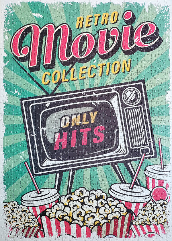 Tactic Puzzle Lovers Vintage Posters Retro Movie Collection 1000 pcs puzzle