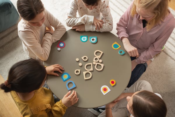 BS Toys 3 Shape Memo Brætspil Gåde