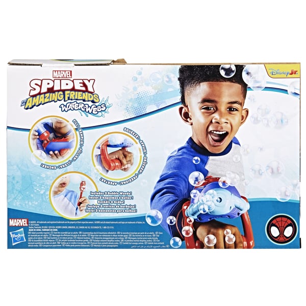Marvel Spidey and His Amazing Friends Water-Webs Bubble Slinger