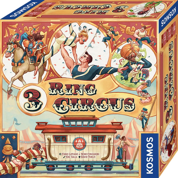 Kosmos 3 Ring Circus 80 min Brädspel Strategi