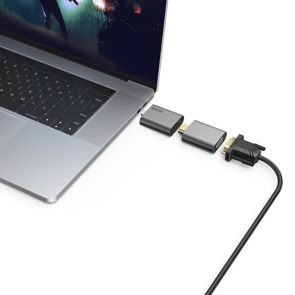 Hama 00200306 USB grafisk adapter 4096 x 2160 pixel Grå
