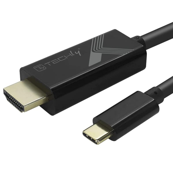 Techly IADAP USBC-HDMI2TY USB grafisk adapter 3840 x 2160 pixel Sort Techly IADAP USBC-HDMI2TY USB grafisk adapter 3840 x 2160 pixel Sort