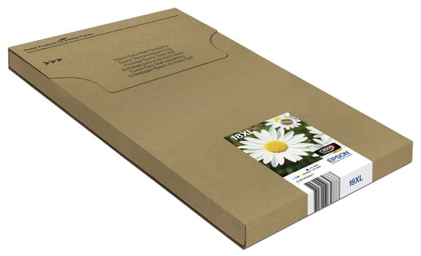 Epson Daisy 18XL Päivänkakkara Claria Home, moniväripakkaus, 4 väriä, EasyMail