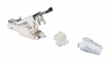 Intellinet 790741 kabelkontakter RJ45 Rostfritt stål