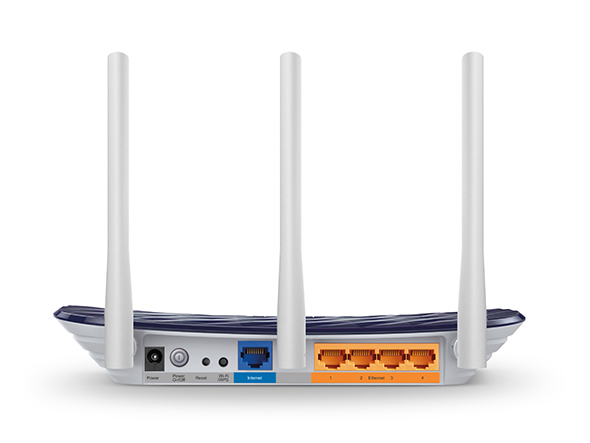 TP-Link Archer C20 AC750 V4.0 trådlös router Snabb Ethernet Dual-band (2,4 GHz / 5 GHz) Marinblå