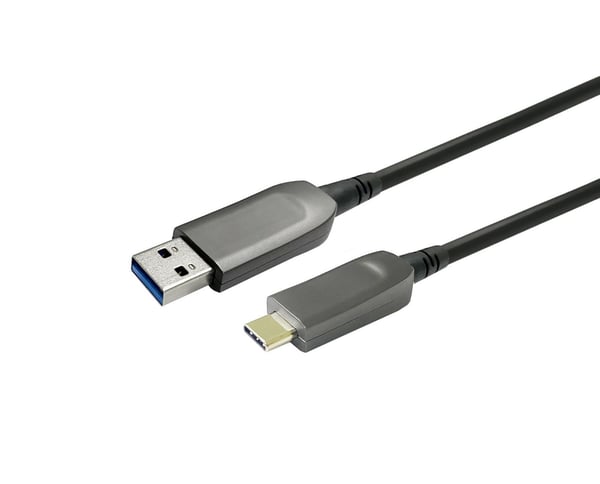 Vivolink PROUSBCAMMOP15 USB-kablar USB 3.2 Gen 1 (3.1 Gen 1) 15 m USB C USB A Svart