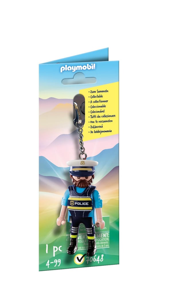 Playmobil City Action 70648 nyckelring och fodral Nyckelkedja Multifärg