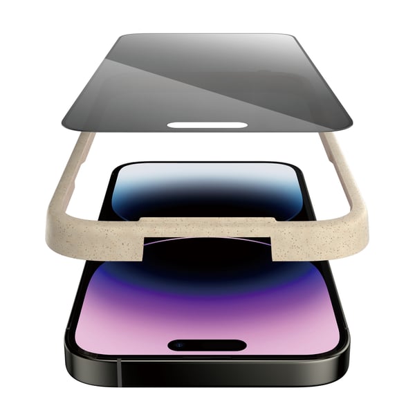 PanzerGlass ® Privacy Screen Protector iPhone 14 Pro Max | Ultra-Wide Fit w. EasyAligner Genomskinligt skärmskydd Apple 1 styck