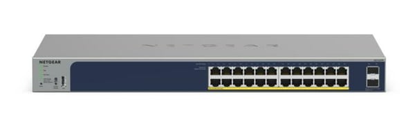 Netgear Smart GS724TPP - Switch - L3 Lite - Smart - 24 x 10/100/1000 (PoE+)