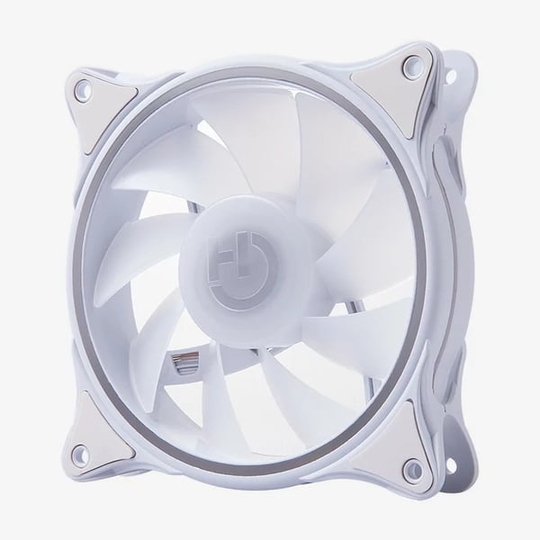 Hiditec N18 ARGB Computerkabinet Ventilator 12 cm Hvid