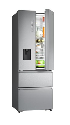 Hisense RF632N4WIE1 side-by-side køle-fryseskab Fritstående 485 L Rustfrit stål