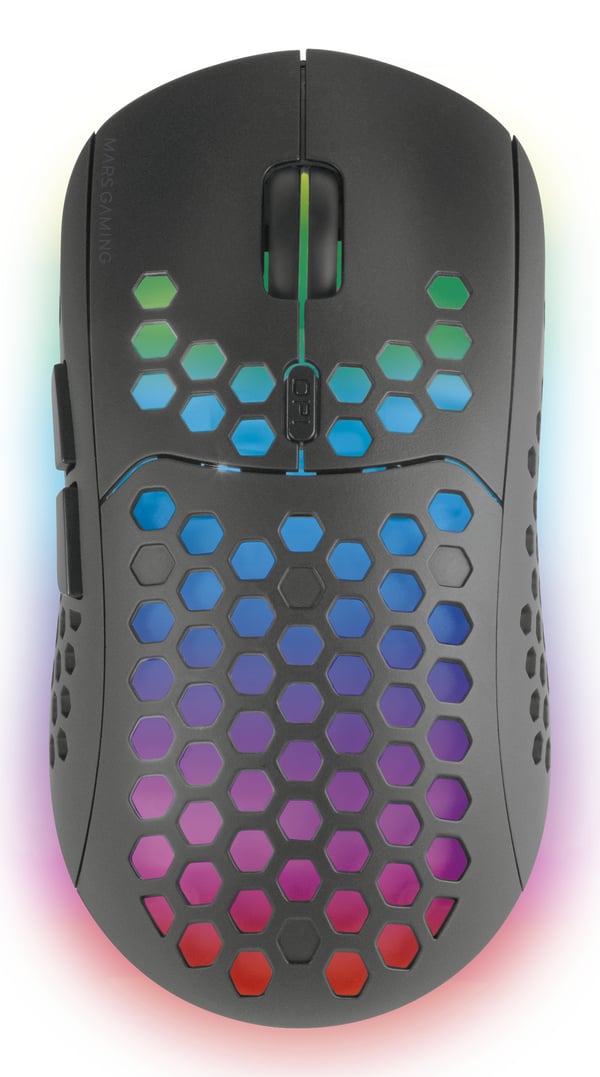 Mars Gaming MCPWXPT tastatur Mus inkluderet Spil RF trådløs + USB QWERTY Portugisisk Sort