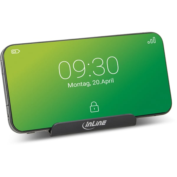 InLine 55460S hållare Passiv hållare Mobiltelefon / smartphone Svart