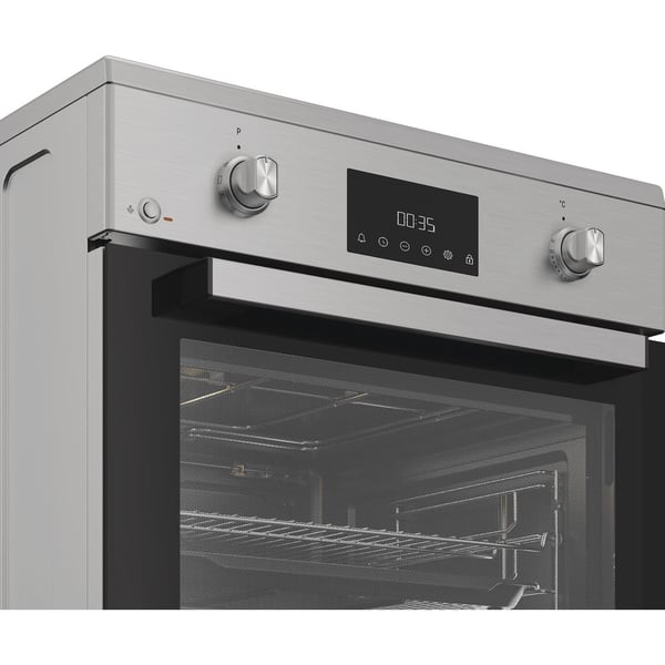 Hotpoint H6I8LMSAX Fritstående komfur Elektrisk Zone induktionskogeplade Rustfrit stål