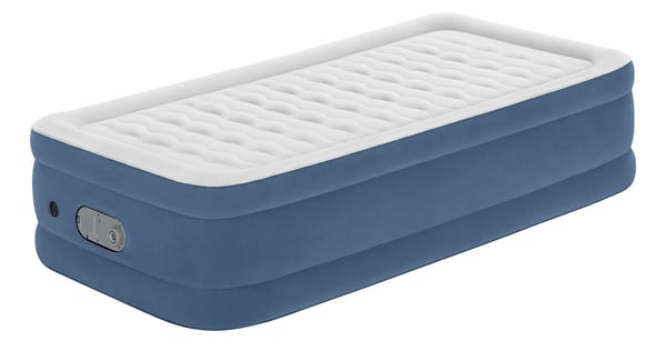 Bestway 6713P / 25 luftmadras Enkelmadras Blå, Hvid Unisex