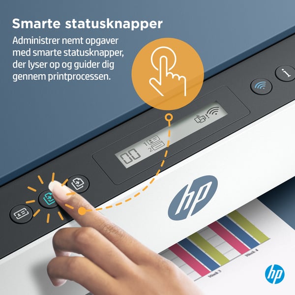 HP Smart Tank 7006 Trådløst All-in-One Farve Printer, Tosidet print; Kopimaskine, scanner
