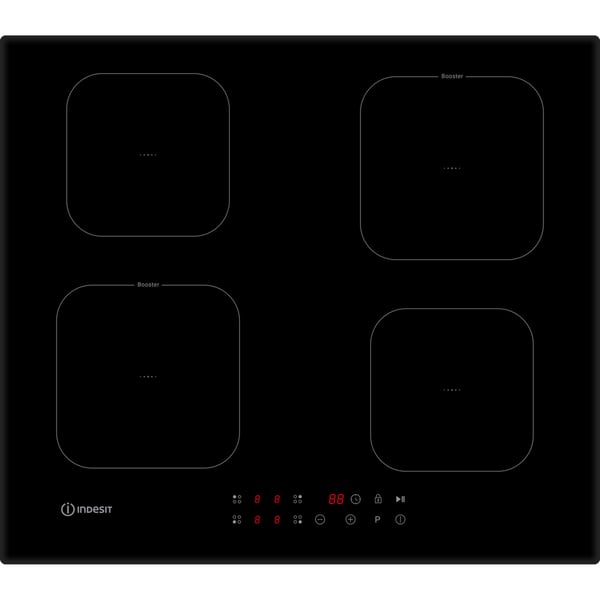 Indesit IS F 18Q60 NE Musta Pöytämalli 59 cm Keittoalueinduktioliesi 4 alue(tta)