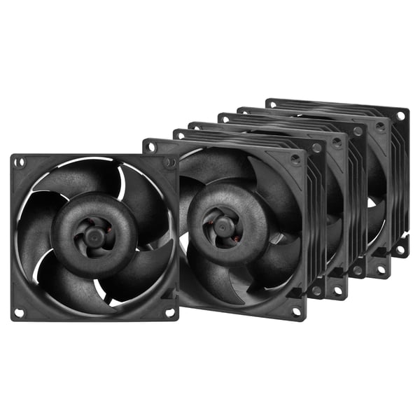 ARCTIC S8038-7K Processor Fan 8 cm Svart 4 styck