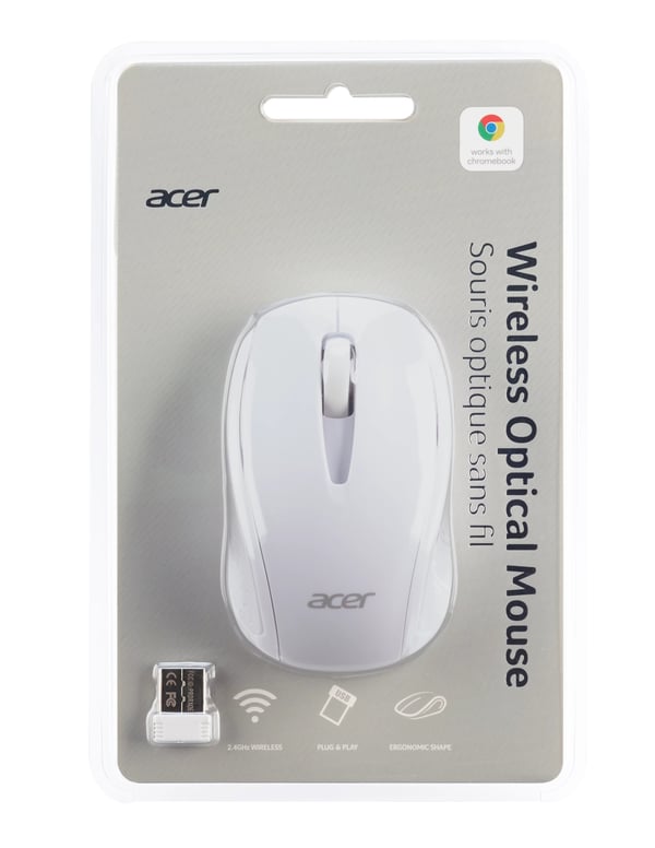 Acer AMR800 datormöss Ambidextrous RF Trådlös Optisk 1600 DPI